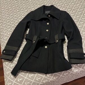 Nautica Women’s Wool Coat, navy, M